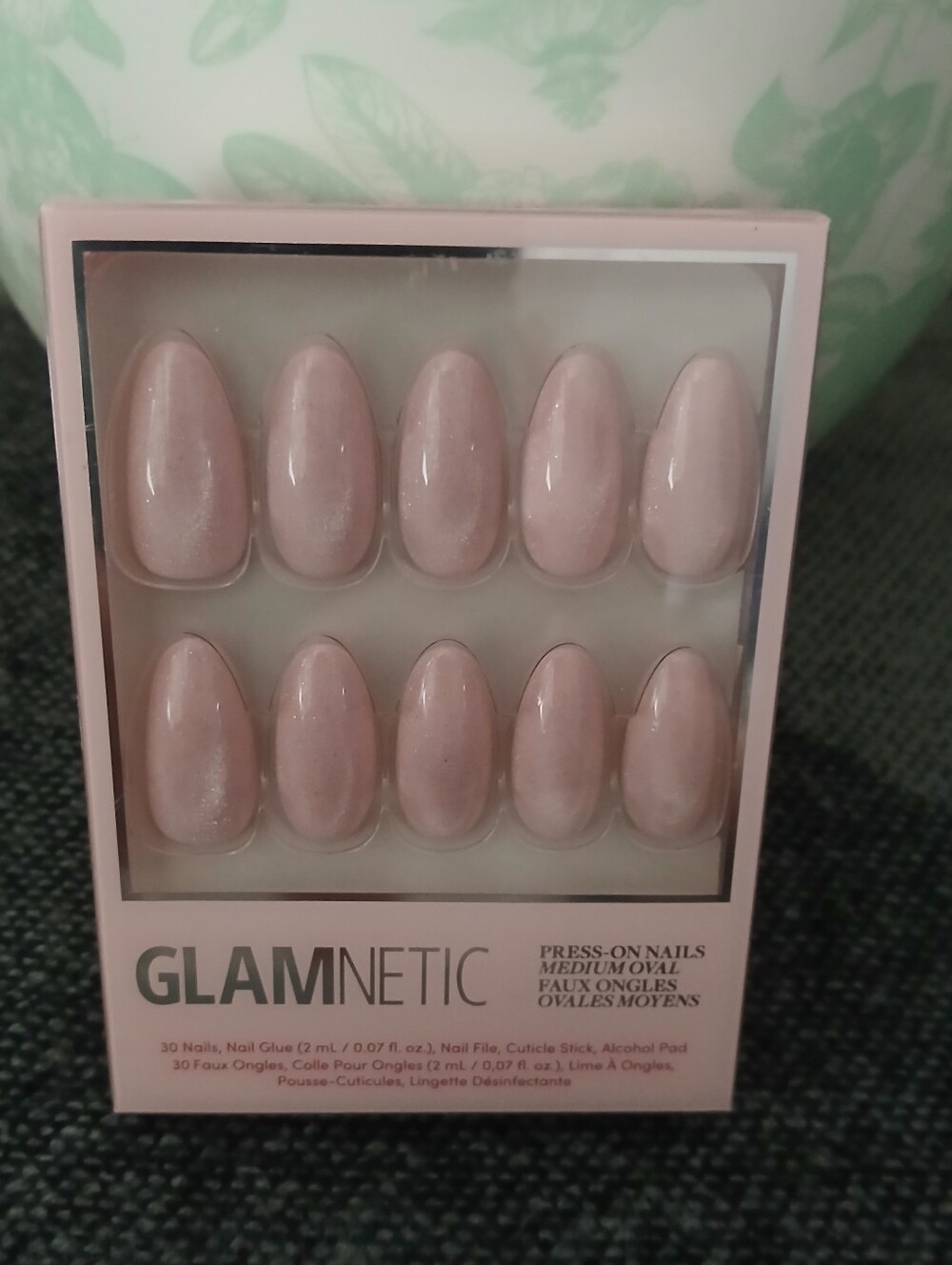 Glamnetic Press On Medium Oval Pink ~ Pink Darling